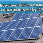 Aprovecha la deducción fiscal al instalar placas solares: ¡Ahorra en impuestos y en tu factura de energía!