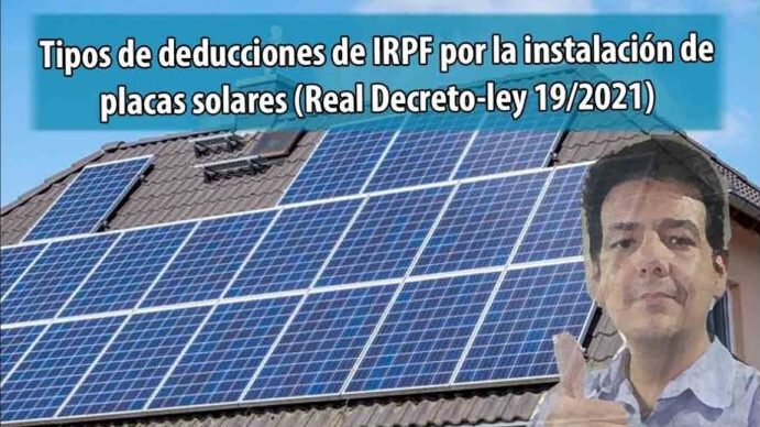 Deducciones en el IRPF: Ahorra instalando placas solares