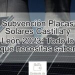 Subvención de placas solares en Castilla y León 2023: ¡Aprovecha esta oportunidad para ahorrar energía!