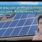 Descubre cómo aprovechar la deducción del IRPF en la instalación de placas solares