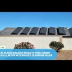 Cuántas placas solares necesitas para generar 4000W