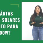 Cuántas placas solares necesitas para generar 3000W